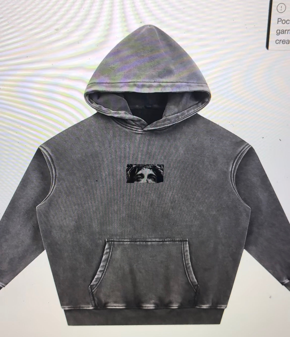 vision jesus hoodie